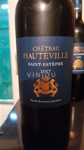 Bordeaux Saint-Estèphe Château Hauteville 2017