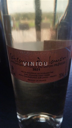 Loiretal Coteaux-du-Layon Domaine Saint Pierre A la folie 2021