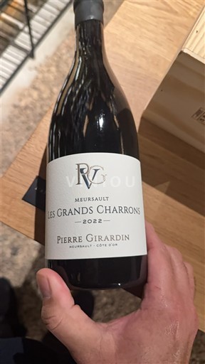 Burgundy Meursault Pierre Girardin Les Grands Charrons 2022