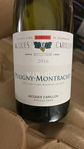 Burgund Puligny-Montrachet Jacques Carillon 2016