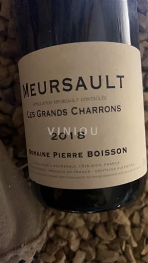Bourgondië Meursault Domaine Pierre Boisson Les Grands Charrons 2018