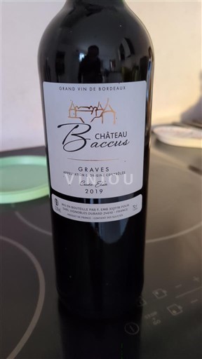 Bordeaux Graves Château Bacchus Élise 2019