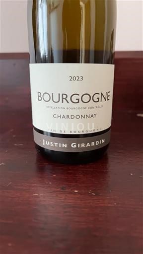 Borgogna Justin Girardin Chardonnay 2023