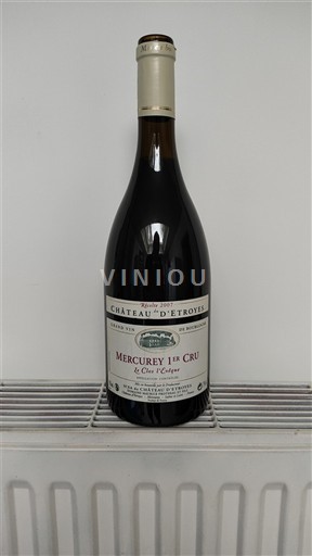 Burgundi Mercurey Premier Cru Château Etroyes Le Clos l'Evêque 2017