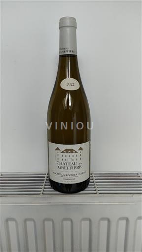 Vin Blanc sec Mâcon La Roche Vineuse Château La Greffière 2022 France Bourgogne Mâcon et mâcon-villages AOC