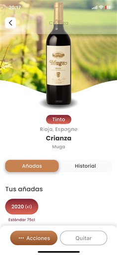 La Rioja Rioja Muga Crianza 2020