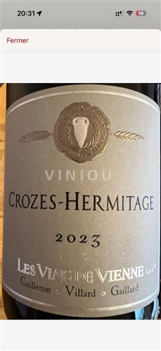 Valle del Ródano Crozes-Hermitage Les Vins De Vienne - Cuilleron Villard Gaillard 2023