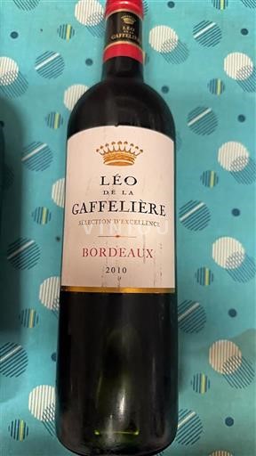 Bordeaux Léo de la Gaffelière Sélection d'Excellence 2010