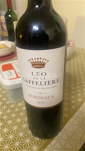 Bordo Léo de la Gaffelière Sélection d'Excellence 2010