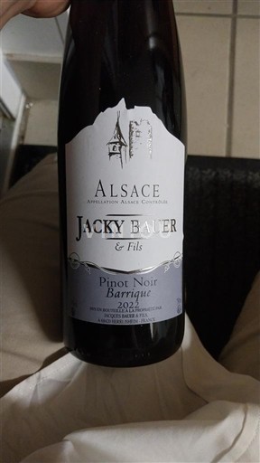 Alsace Grand Cru Jacky Bauer & Fils Pinot Noir Barrique 2022
