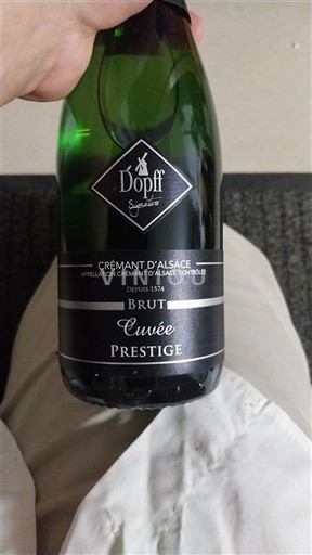 Vin Effervescent Blanc brut Prestige Dopff Non millésimé France Alsace Crémant-d'alsace AOC Grand Cru