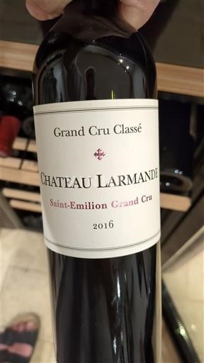 Bordo Сент-Емилион Гранд Кру Grand Cru Château Larmande 2016