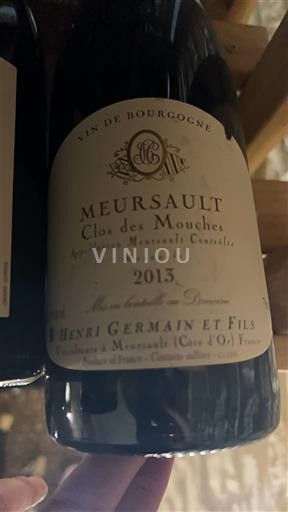 Bourgondië Meursault Henri Germain et Fils Clos des Mouches 2013