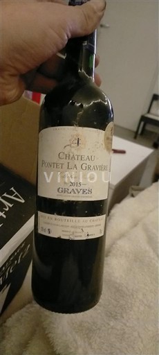 Bordeaux Graves Château Pontet La Gravière 2015