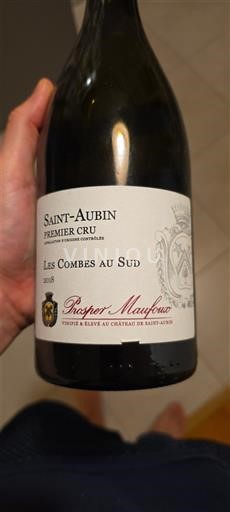 Bourgogne Saint-Aubin Premier Cru Prosper Maufoux Les Combes au Sud 2018