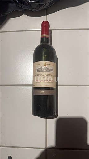 Bordeaux Montagne-saint-émilion Château Gadenne 2010