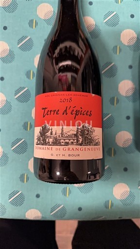 Valle del Rodano Grignan-les-adhémar Domaine Grangeneuve Terre d'épices 2018