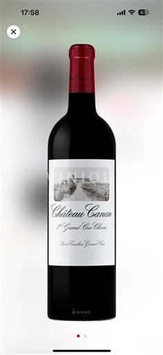 Bordeaux Saint-Émilion Château Canon 2024