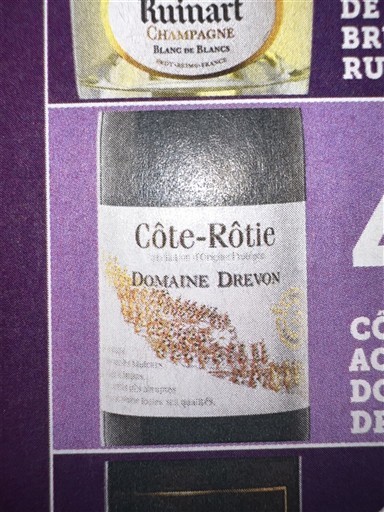 Vallée du Rhône Côte-rôtie Domaine Drevon 2022
