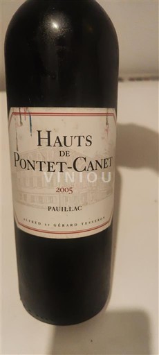 Bordeaux Pauillac Pontet-Canet Hauts de Pontet-Canet 2005