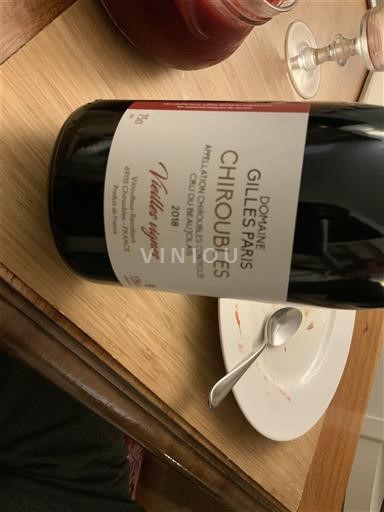 Beaujolais Chiroubles Domaine Gilles Paris Vieilles Vignes 2018