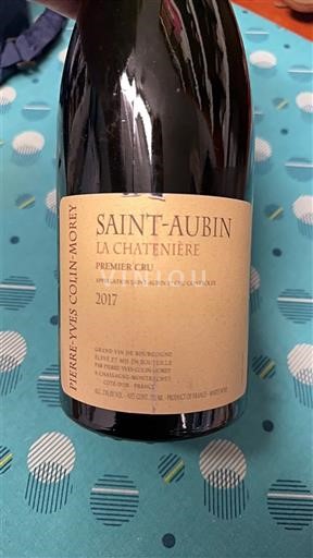 Bourgogne Thánh Aubin Premier Cru Pierre-Yves Colin-Morey La Chatenière 2017