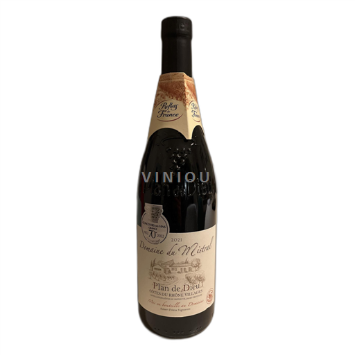 Údolí Rhôny Côtes-du-Rhône-villages Domaine du Mistral Plan de Dieu 2021