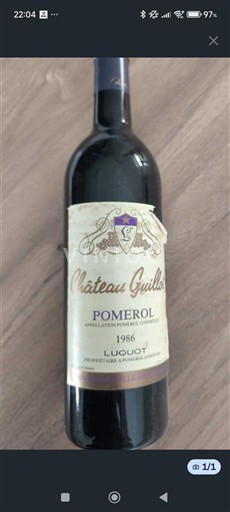 Bordéus Pomerol Château Guillot Luguot 1986