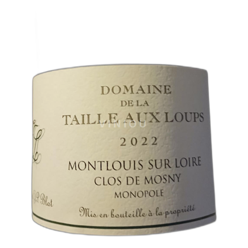 Loirevallei Montlouis-sur-Loire Domaine de la Taille aux Loups Clos de Mosny 2022