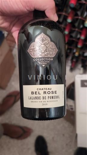 Bordeaux Lalande-de-Pomerol Château Bel Rose Collection Y. Glotin 2019