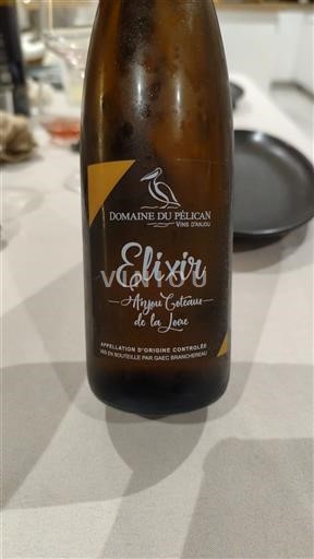 Loiretal Anjou Coteaux de la Loire Domaine Pélican Elixir 2018