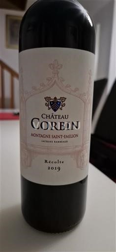 Bordeaux Montagne-saint-émilion Château Corbin 2019