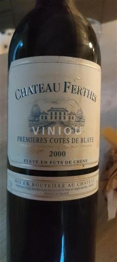 Bordeaux Unspecified Château Ferthis 2000