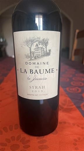 Languedoc ja Roussillon Pays d'Oc Domaine La Baume La Jeunesse 2015