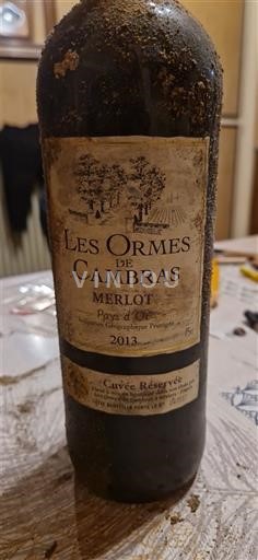 Languedoc und Roussillon Pays d'Oc Les Ormes de Cambras Réservée 2013