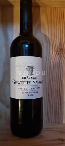 Bordéus Côtes-de-bourg Château Gravettes Samonac Élégance 2022