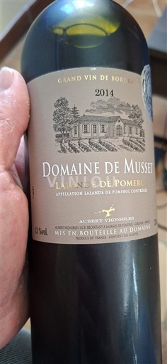 Bordeaux Lalande-de-Pomerol Domaine Musset 2014