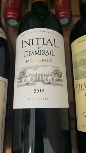 Burdeos Margaux Desmirail Initial de Desmirail 2015