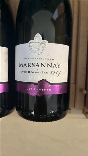 Bourgondië Marsannay L. Métairie Boisière 2014