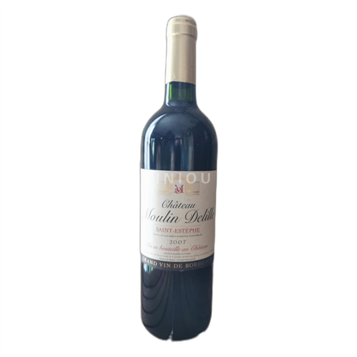 Bordéus Saint-Estèphe Château Moulin Delille 2007