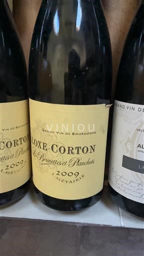 Bourgogne Aloxe-Corton Aloxe-Corton Les Brunettes et Planchots 2009