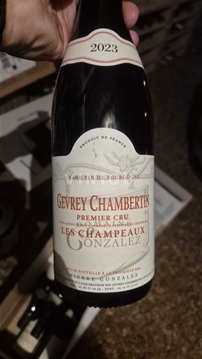 Borgoña Gevrey-Chambertin Premier Cru Gonzalez Les Champeaux 2023