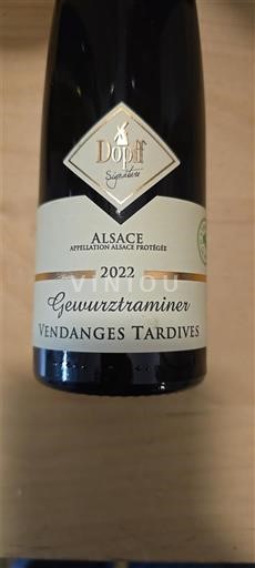 Alsasko Vendanges Tardives Dopff 2022