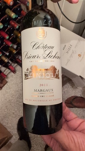 Bordeaux Margaux Grand Cru Château Prieuré-Lichine 2011