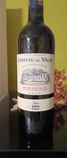 Bordeaux Château Vaure 2015