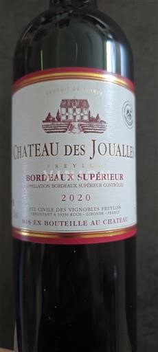 Bordeaux Bordeaux Supérieur Château Des Joualles 2020