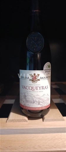 Rhônen laakso Vacqueyras Domaine Des Vignerons de Caractère Terroir Daronton Ei vuosikertaa