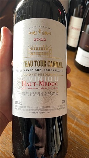 Bordeaux Haut-Médoc Château Tour Carmai 2022