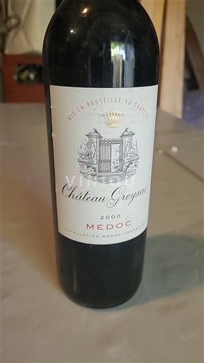 Bordeaux Médoc Château Greysac 2000