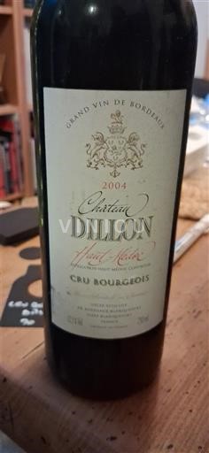 Bordeaux Haut-Médoc Cru Bourgeois Château Dillon 2004